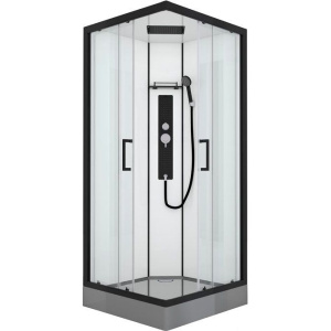 Душевая кабина Black&White Galaxy G8002 900х900х2150, с низким поддоном Душевая кабина Black&White Galaxy G8002 900х900х2150, с низким поддоном