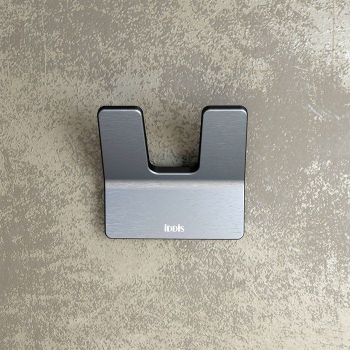 Купить Крючок IDDIS Slide SLIGM20i41 двойной, графитовый в Москве с доставкой Крючок IDDIS Slide SLIGM20i41 двойной, графитовый