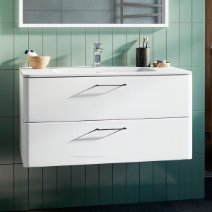 Тумба с раковиной IDDIS Brick 100