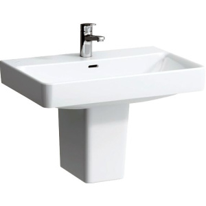Раковина Laufen Pro S 8.1096.7.000.104.1 70 см, с полупьедесталом Раковина Laufen Pro S 8.1096.7.000.104.1 70 см, с полупьедесталом