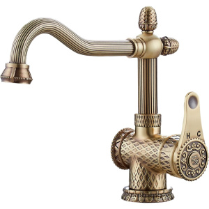Смеситель для кухни Zorg Antic A 424U-BR бронза