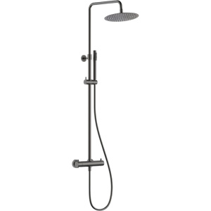 Душевая стойка AQUAme AQM8006GM оружейная сталь