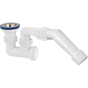 Сифон для поддона Virplast Универсал 30975111 выпуск с уклоном Сифон для поддона Virplast Универсал 30975111 выпуск с уклоном