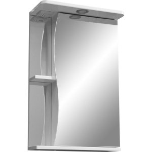 Зеркало-шкаф Stella Polar Волна Верея R 50 с подсветкой