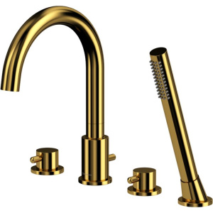 Смеситель на борт ванны WHITECROSS Y Y1232GL С ВНУТРЕННЕЙ ЧАСТЬЮ, золото