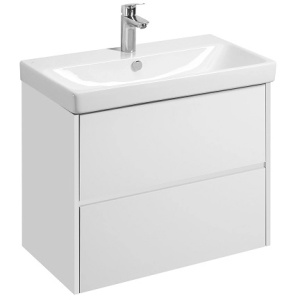 Тумба с раковиной Aquaton Сканди 75 1A2830K0SD010 белый глянец