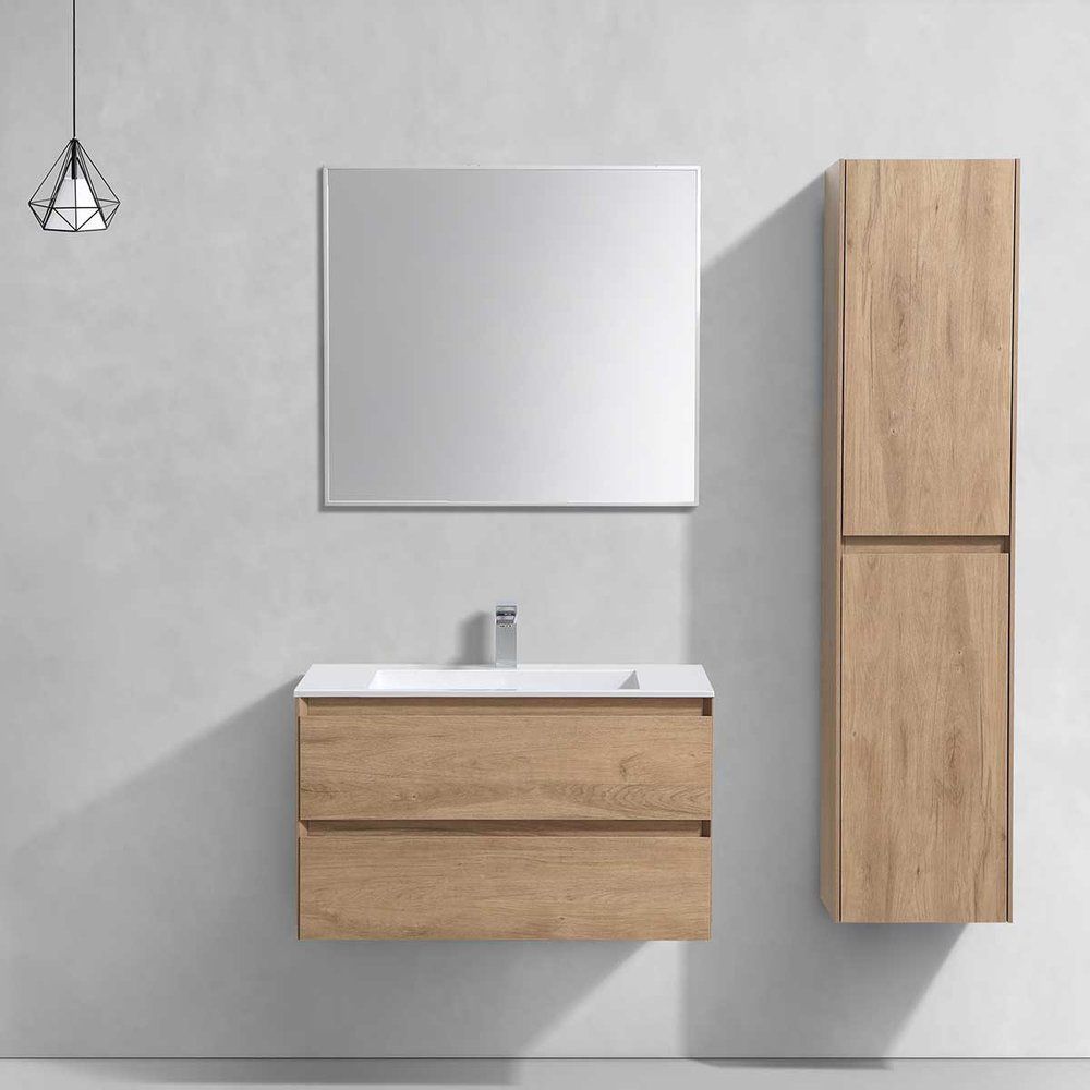 Купить Мебель для ванной Vincea Luka 80 2 ящика, натуральный дуб в Москве с доставкой Мебель для ванной Vincea Luka 80 2 ящика, натуральный дуб