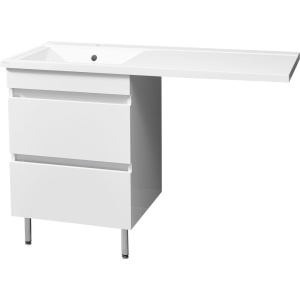 Тумба с раковиной Stella Polar Мадлен 120 под стиральную машину L