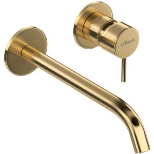 Смеситель для раковины Cezares Leaf BLI2-L-SR С ВНУТРЕННЕЙ ЧАСТЬЮ, sunrise