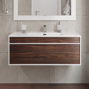 Тумба с раковиной STWORKI Вестервик 100 орех каньон