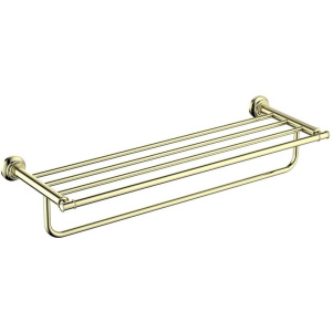 Полка для полотенец Aquatek Классик AQ4515PG полированное золото