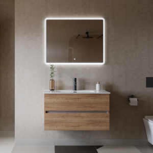 Мебель для ванной Sancos Urban 90 см дуб галифакс натуральный