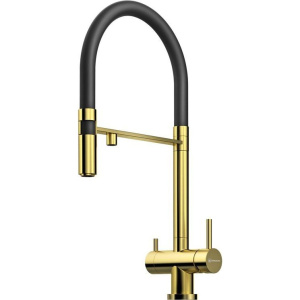 Смеситель для кухни Omoikiri Kanto PVD-LG с гибким изливом Смеситель для кухни Omoikiri Kanto PVD-LG с гибким изливом