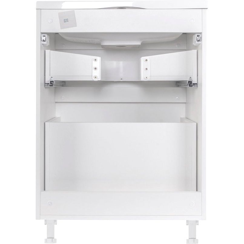 Купить Мебель для ванной Style Line Бергамо Мини 60 Люкс Plus напольная, антискрейтч белая в Москве с доставкой Мебель для ванной Style Line Бергамо Мини 60 Люкс Plus напольная, антискрейтч белая