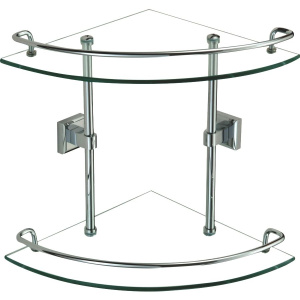 Полка Savol 95 S-095322 хром, для душа, угловая