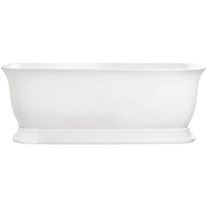 Акриловая ванна BelBagno BB400-1700-800 без опоры 170x80 см, отдельностоящая, овальная, со сливом-переливом