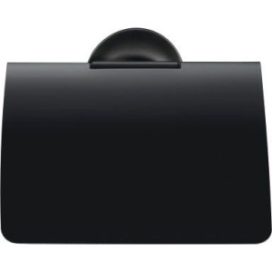 Держатель туалетной бумаги Duravit Starck T 0099404600 черный, с крышкой Держатель туалетной бумаги Duravit Starck T 0099404600 черный, с крышкой