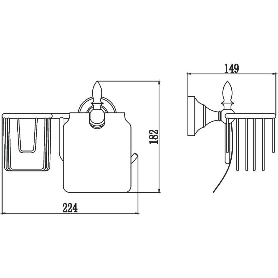 Купить Держатель туалетной бумаги Savol 68 а S-L06851A хром, с держателем освежителя воздуха в Москве с доставкой Держатель туалетной бумаги Savol 68 а S-L06851A хром, с держателем освежителя воздуха