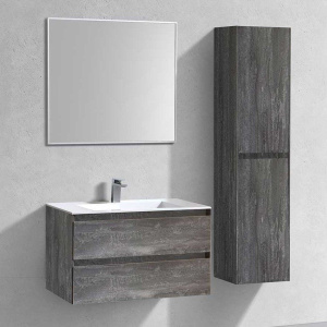 Мебель для ванной Vincea Luka 80 2 ящика, камень