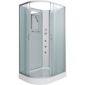 Душевая кабина Niagara Classic NG-3312-14RBKG 120х80 см, без крыши, с гидромассажем