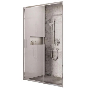 Душевая дверь для уголка Ravak Blix Slim BLSRV2K-100 X1XMA0C00Z1 100х100х195 профиль блестящий/стекло Transparent
