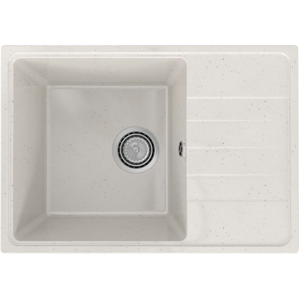 Мойка кухонная Practik PR-M 600-001 белый камень Мойка кухонная Practik PR-M 600-001 белый камень