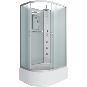 Душевая кабина Niagara Classic NG-2310-14RBKTG, 120х80 см, без крыши, с гидромассажем и тропическим  душем