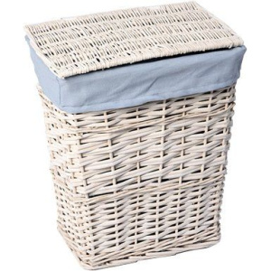 Корзина для белья Wasserkraft Lippe WB-450-L белая, большая Корзина для белья Wasserkraft Lippe WB-450-L белая, большая