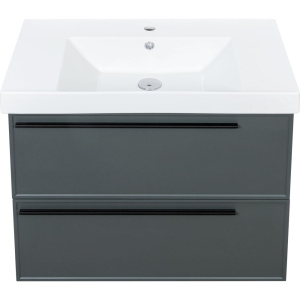 Тумба с раковиной La Fenice Elba Twin 80 серая