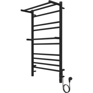 Полотенцесушитель электрический Акватек Альфа П10 50x90 черный муар