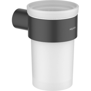 Стакан Акватек Лира AQ4427MB матовый черный