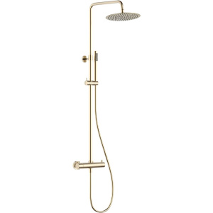 Душевая стойка AQUAme AQM8006BG шлифованное золото