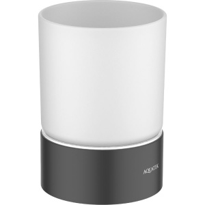 Стакан Акватек Лира AQ4428MB матовый черный