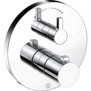 Термостатический смеситель Kludi Nova Fonte 208300515 для ванны с душем, хром, с внутренней частью 88011 Термостатический смеситель Kludi Nova Fonte 208300515 для ванны с душем, хром, с внутренней частью 88011