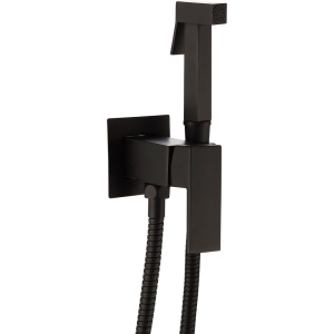 Гигиенический душ Frap F7506-6 со смесителем, С ВНУТРЕННЕЙ ЧАСТЬЮ, черный