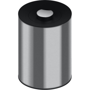 Мусорное ведро Keuco Plan 04989 нержавеющая сталь, темно-серое