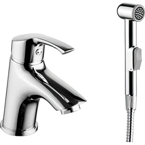 Смеситель для раковины Lemark plus Strike LM1116C с гигиеническим душем