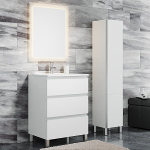 Мебель для ванной Sanvit Авеню 3 60, белая Мебель для ванной Sanvit Авеню 3 60, белая