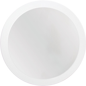 Зеркало круглое La Fenice Terra 80 белое матовое
