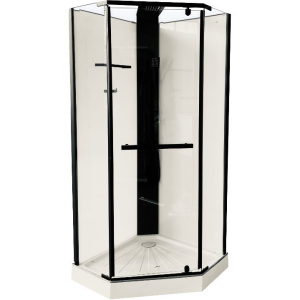 Душевая кабина Ceruttispa Chika 901B профиль черный