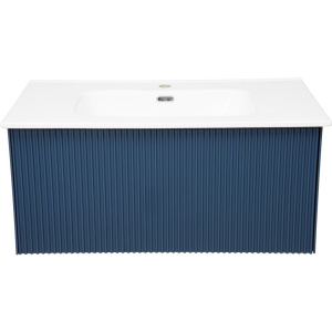 Тумба с раковиной La Fenice Terra 80 синяя