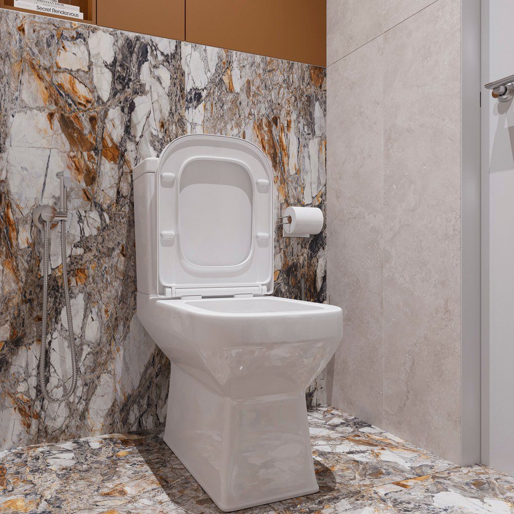 Купить Унитаз-компакт DIWO Коломна 0421 с микролифтом в Москве с доставкой Унитаз-компакт DIWO Коломна 0421 с микролифтом