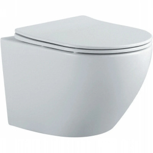 Унитаз подвесной с сиденьем микролифт Aquatek Европа AQ1901-MW безободковый