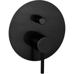 Смеситель для ванны с душем Remer X Style X09KB чёрный брашированный хром Смеситель для ванны с душем Remer X Style X09KB чёрный брашированный хром