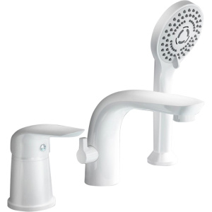 Смеситель на борт ванны Orange Otto M22-333w белый