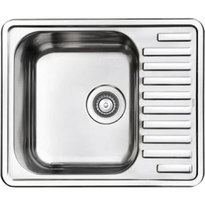 Мойка кухонная IDDIS Strit STR58SDi77S с сифоном