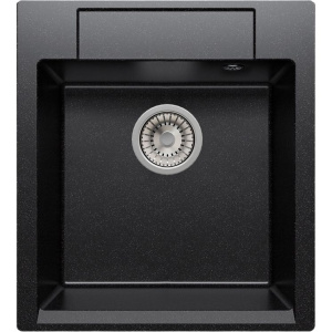 Мойка кухонная Polygran Argo 460 чёрная Мойка кухонная Polygran Argo 460 чёрная