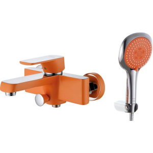 Смеситель для ванны с душем D&K Berlin Kunste DA1433213 оранжевый Смеситель для ванны с душем D&K Berlin Kunste DA1433213 оранжевый