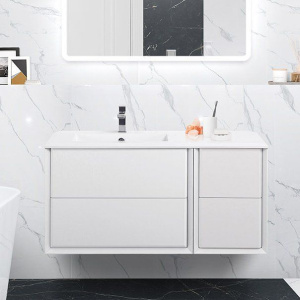 Тумба с раковиной Cezares Bellagio 106 L bianco opaco Тумба с раковиной Cezares Bellagio 106 L bianco opaco