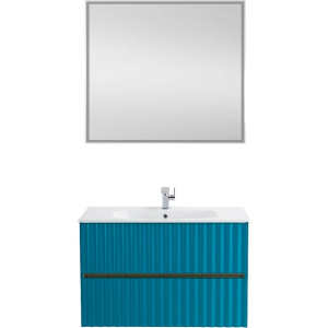 Мебель для ванной Art&Max Elegant 90 бирюзовая Мебель для ванной Art&Max Elegant 90 бирюзовая